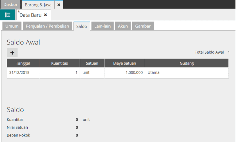 Cara Menambah Barang dan Jasa Baru di Accurate Online