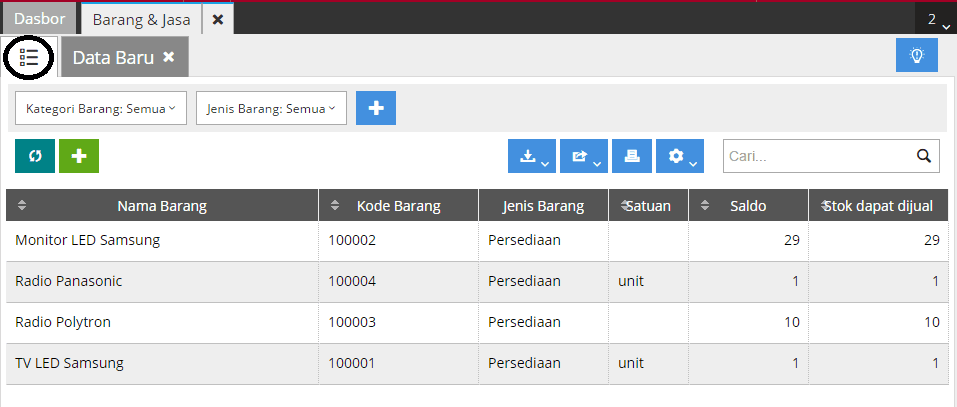 Cara Menambah Barang dan Jasa Baru di Accurate Online