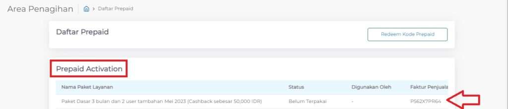 Cara Redeem Kode Prepaid di Accurate Online