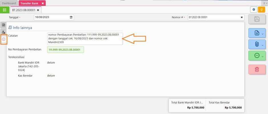 Cara Transfer Pemasok dari Perintah Pembayaran Accurate Online