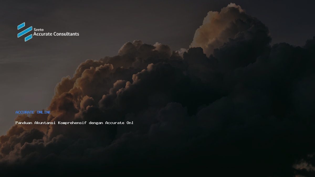 Panduan Akuntansi Komprehensif dengan Accurate Online