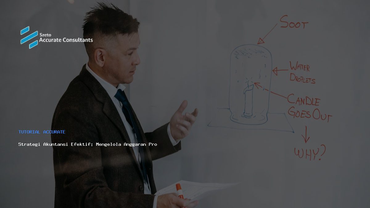 Strategi Akuntansi Efektif: Mengelola Anggaran Program untuk Sukses