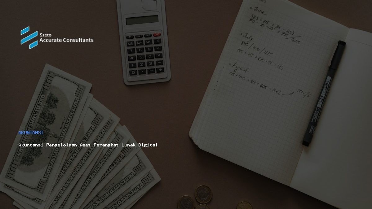 Akuntansi Pengelolaan Aset Perangkat Lunak Digital