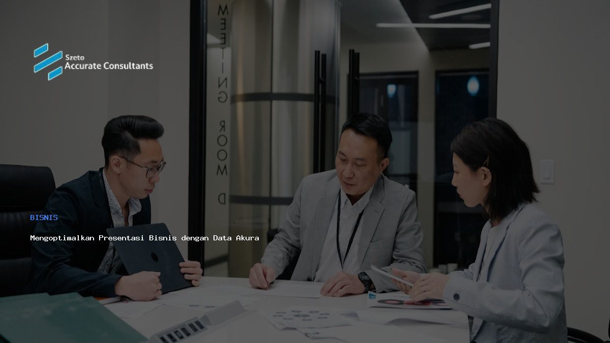 Mengoptimalkan Presentasi Bisnis dengan Data Akurat & AI