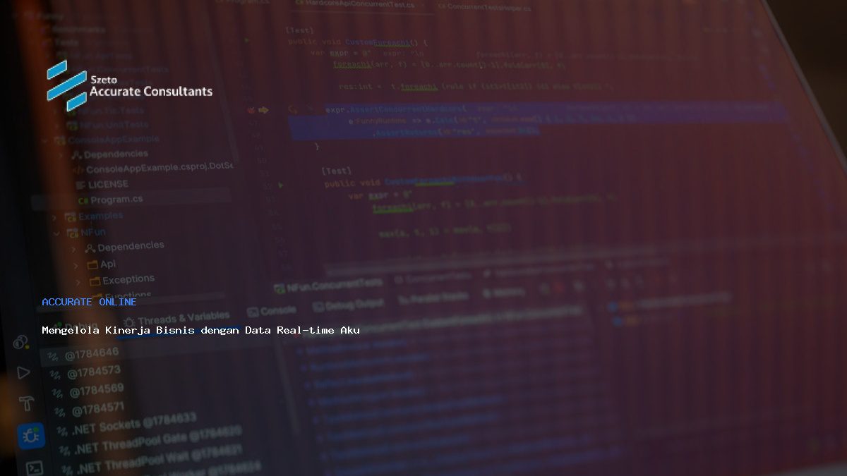 Mengelola Kinerja Bisnis dengan Data Real-time Akurat